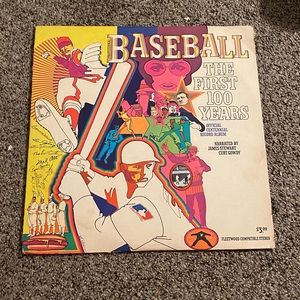 Baseball; The First 100 Years Vinyl Record 1969